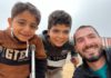 In Gaza with smiling boys