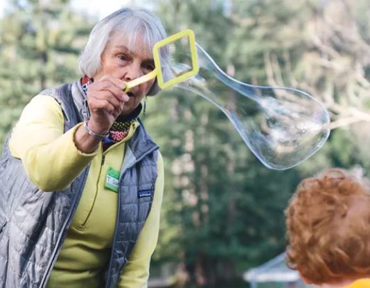 Community rallies around teacher hit by truck while walking downtown Los Gatos teacher Sarah makes a bubble