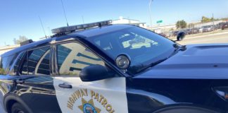 California Highway Patrol vehicle