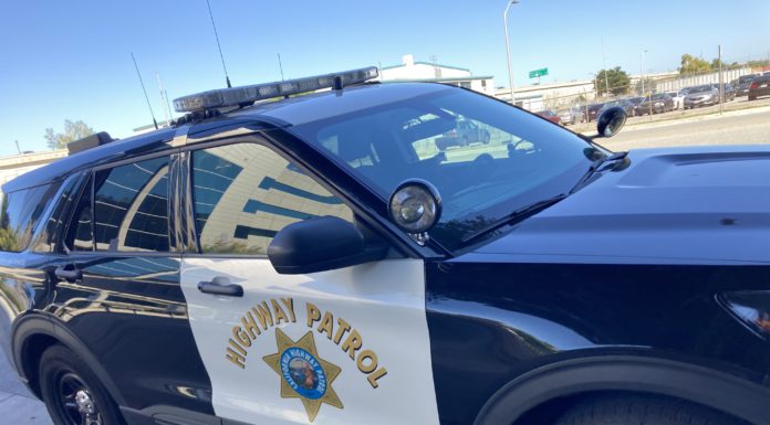 California Highway Patrol vehicle