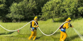 firefighting practice