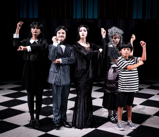 West Valley Youth Theater has prepared a ghoulish musical comedy The Addams Family cast in costume