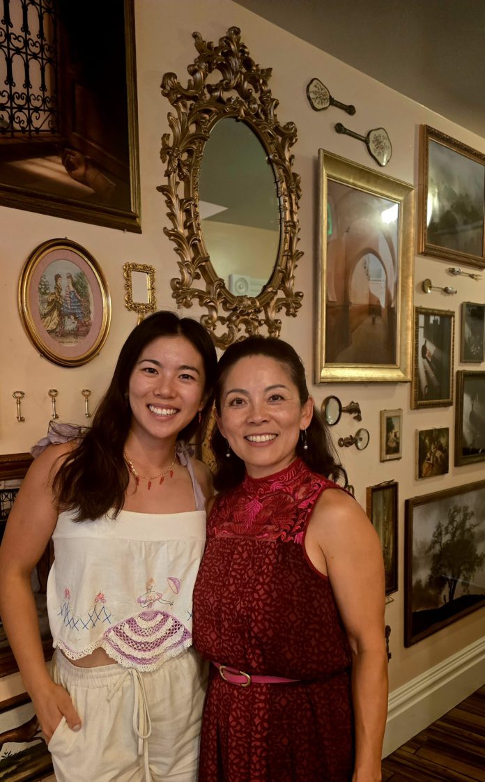 Carol Wang and daughter