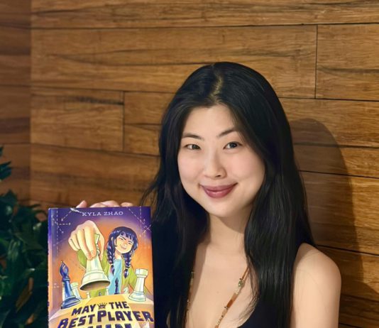 Author tackles chess and gender bias Zhao with May the Best Player Win