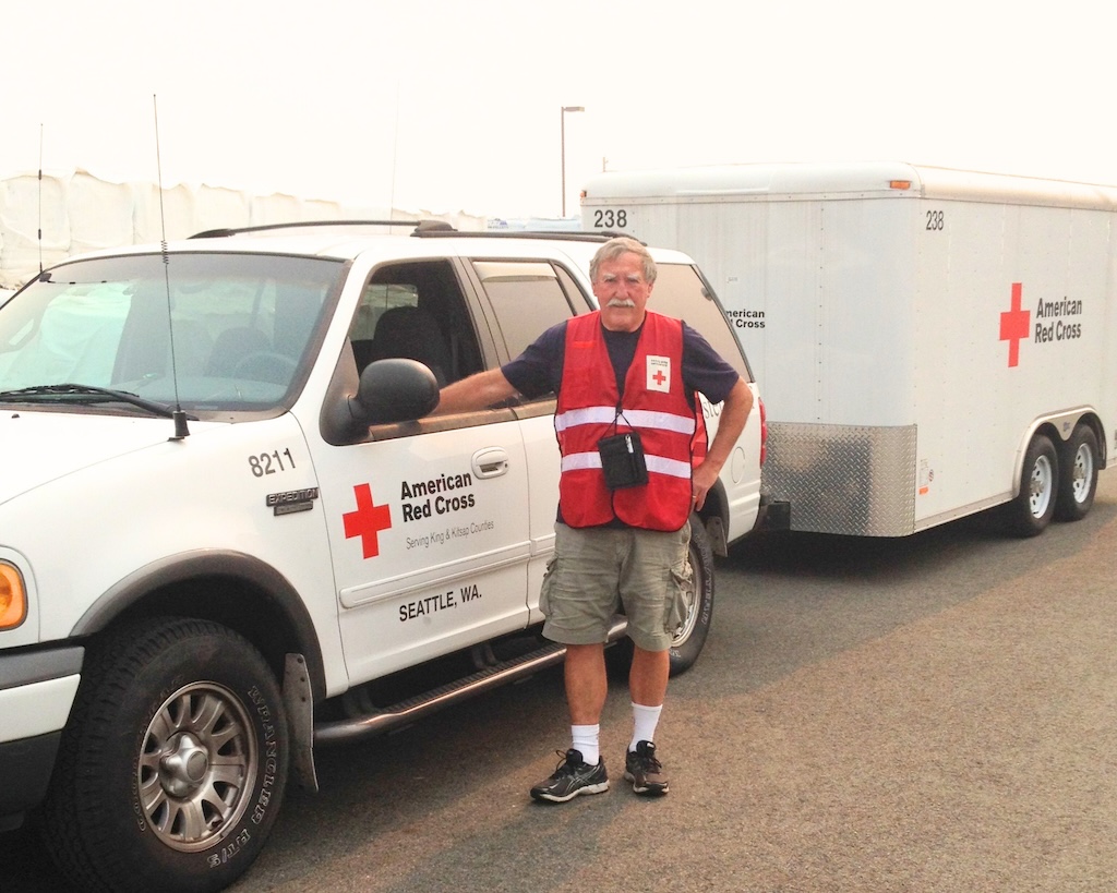 veteran on a red cross mission