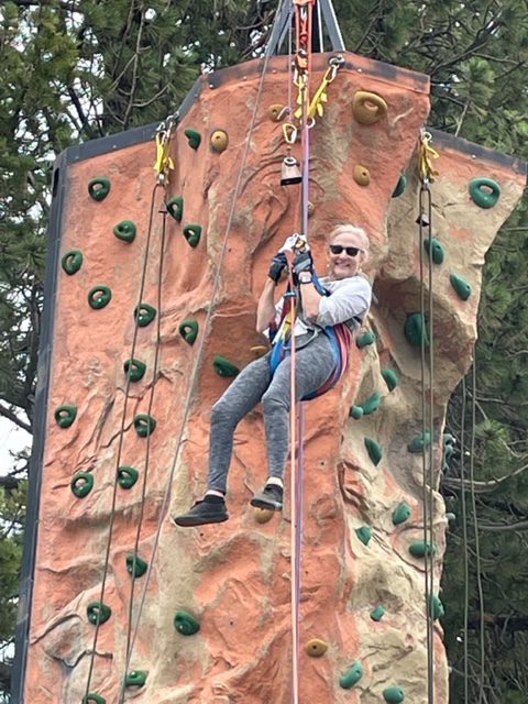 rock climbing