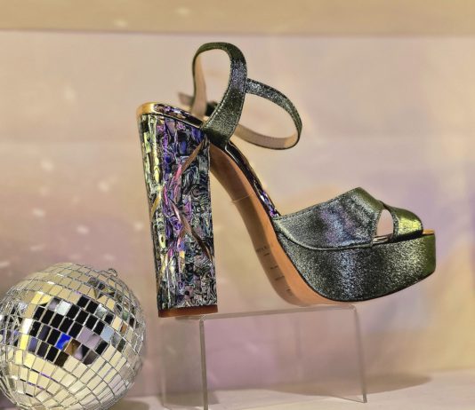 Dinah Cotton’s Luxury Gift Guide disco ball and shoe