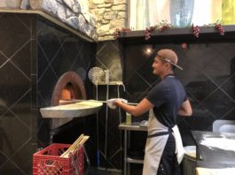 The Pastaria's oven