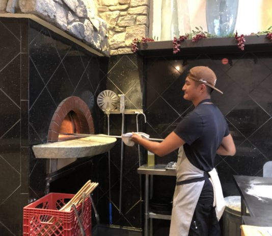 The Pastaria's oven