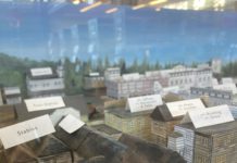 Model of the town in the past