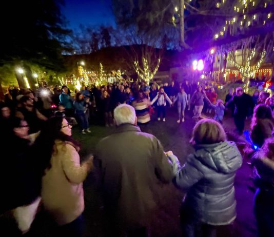 Hanukkah dancing