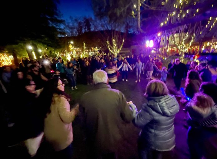 Hanukkah dancing