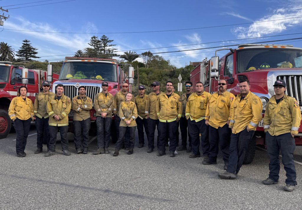 Image for display with article titled Local Crews Helping to Fight LA Wildfires