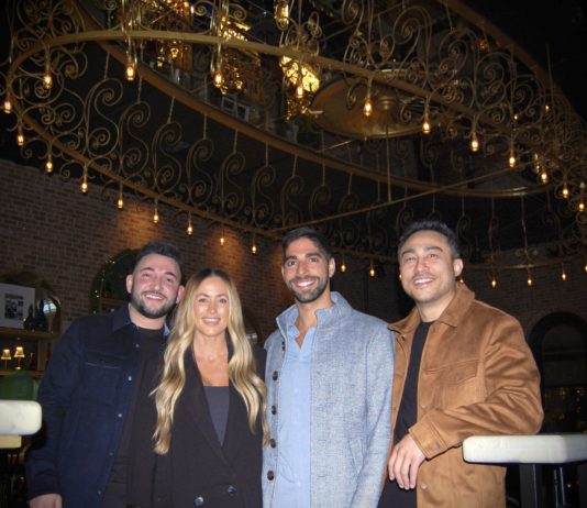 chandelier group photo