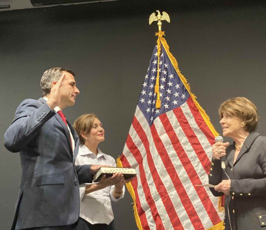 Sam Liccardo, sworn in ceremonially in Silicon Valley, readies anti-corruption legislation Sam Liccardo ceremonial swearing-in