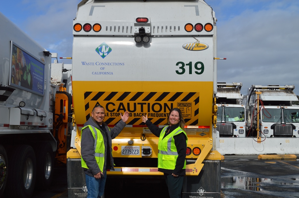 recycling truck