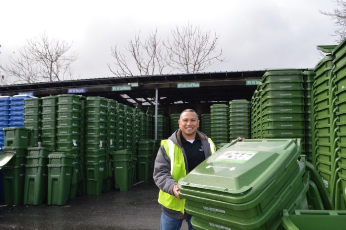 green bins