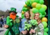 Leprechaun and 2 women