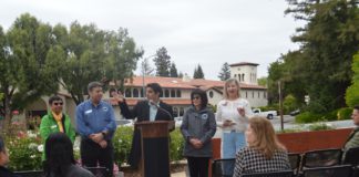 Saratoga council at event