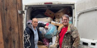 van and two mission leaders