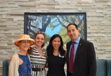 at the senior living opening