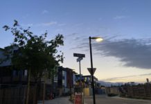 North 40 Phase 1 at sunset