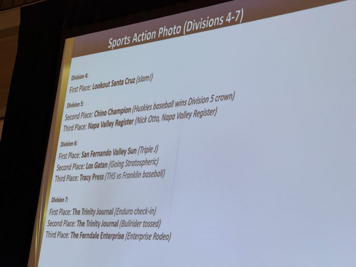 Sports photo winner CNPA award