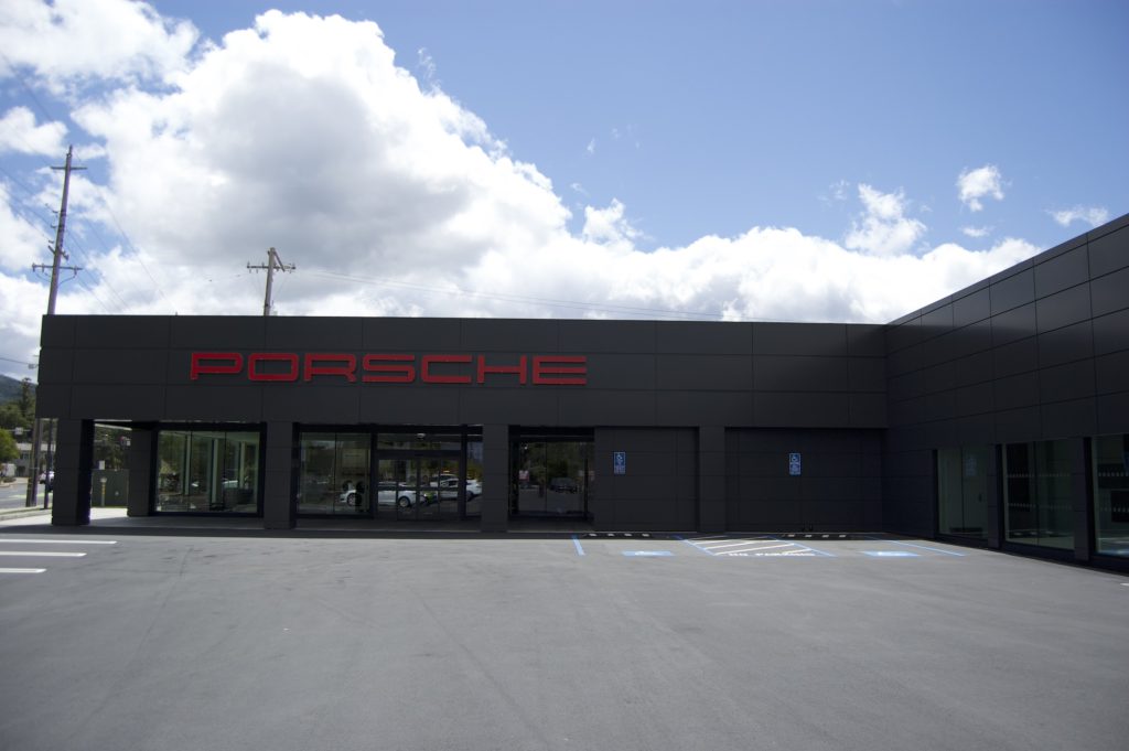 Porsche service center exterior
