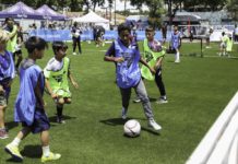 young soccer player