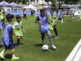 young soccer player