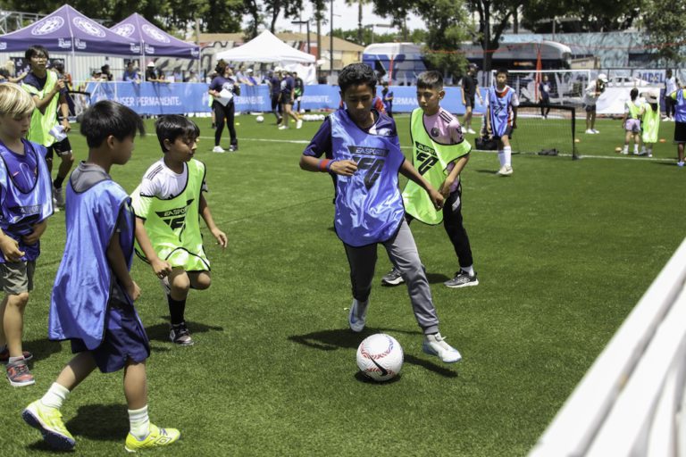 young soccer player