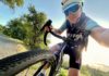 mom takes selfie on bike
