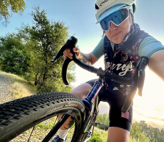 mom takes selfie on bike