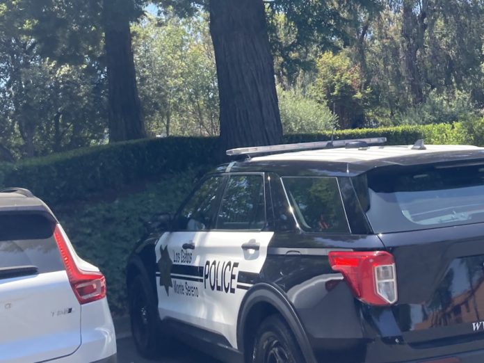 Los Gatos police SUV