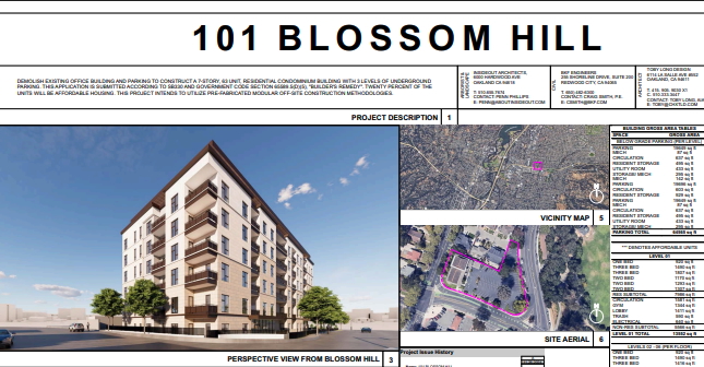 101 Blossom Hill residences proposal