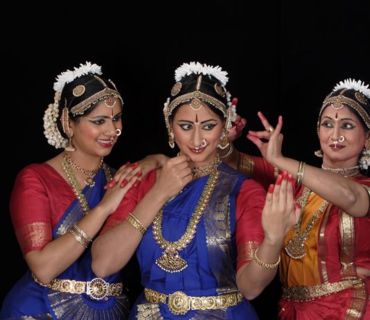 three dancers