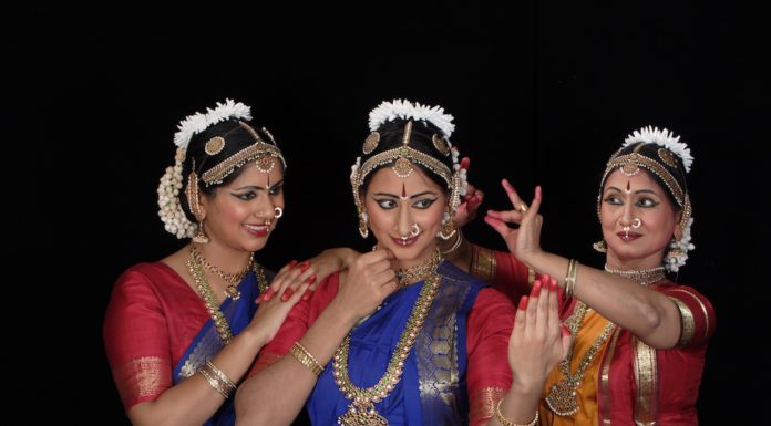three dancers