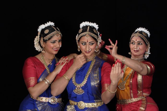 three dancers