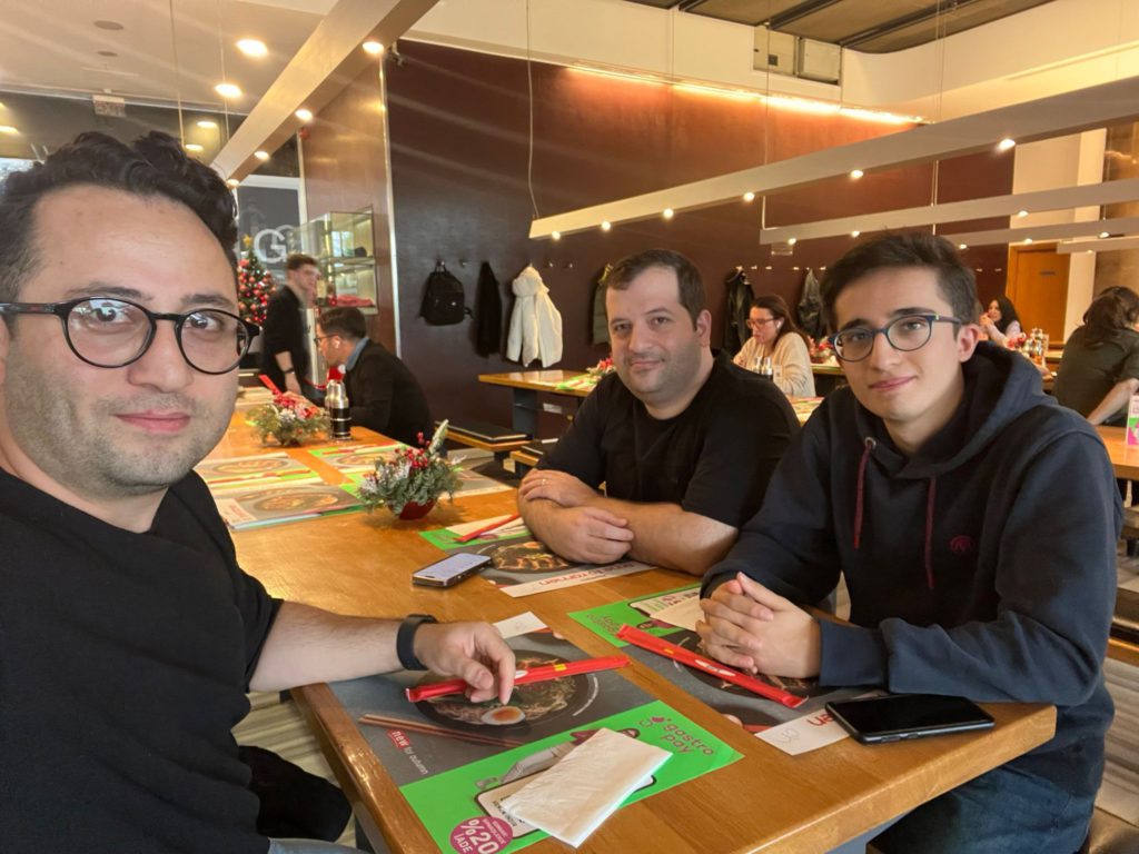 brothers at investor meeting