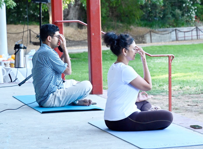 International Day of Yoga in Los Gatos