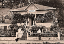 Archival photo of a house