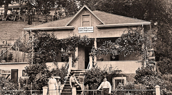 Archival photo of a house