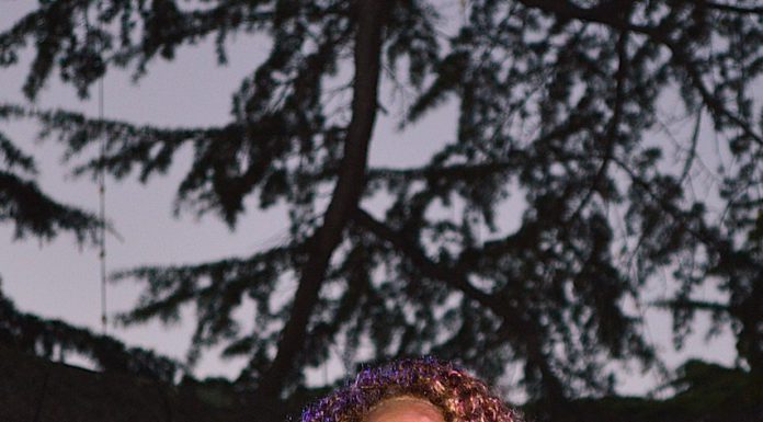 Clairdee sings under the redwoods in Los Gatos