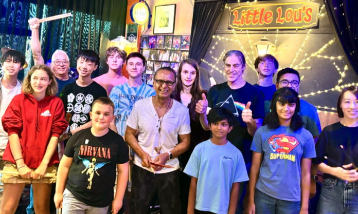 Drumming photo courtesy of Rick Alegria drummers and teacher