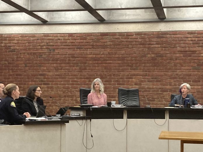 Ristow right Field left police report to council