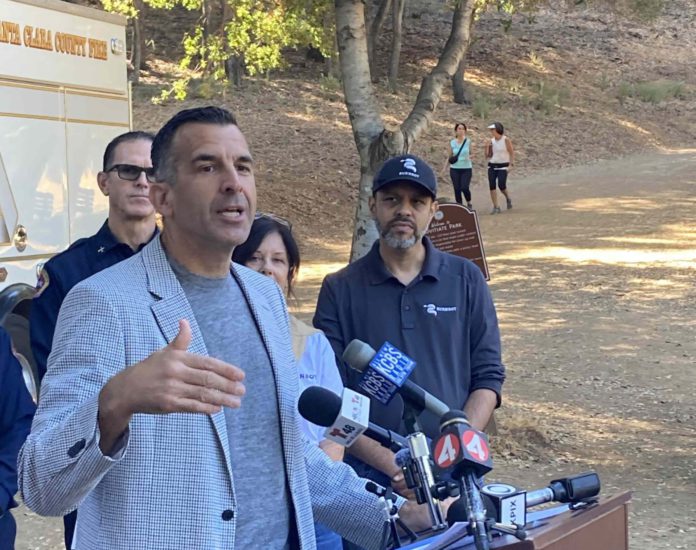 Sam Liccardo1 Sam Liccardo at a Los Gatos press conference