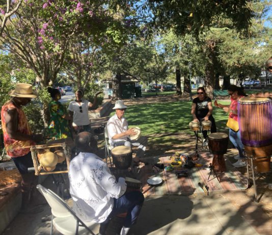 African instruments jam