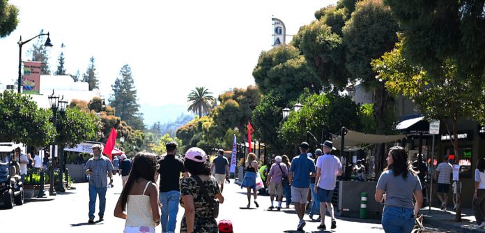 street festival in Los Gatos