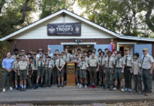 BSA Troop 2 new sign unveiling