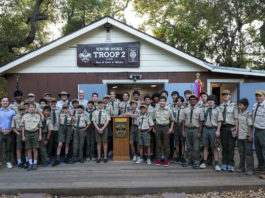 BSA Troop 2 new sign unveiling